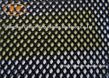 Machine industrielle de sac net de fibre de polyester pour la fabrication élastique de maille de noir de voiture