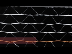 Machine à tricoter de Raschel de double barre d'aiguille pour le filet de balle/fabrication de filet en plastique