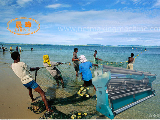 Machine de débarquement de fabrication de filet de pêche de main du filet de pêche 1/8 sans noeuds