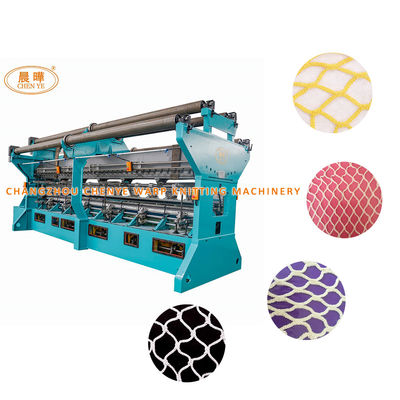 Machine à filets de pêche à grande vitesse avec une vitesse de 200-450 tr/min et une largeur de travail de 135-260 pouces pour filets de calibre E3-E18