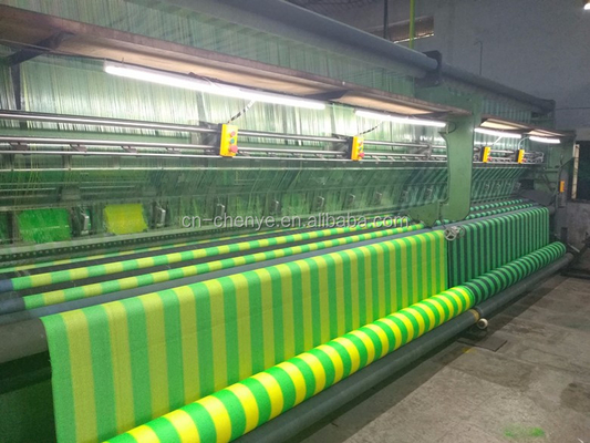 110' largeur de travail HDPE plastique jardin vert ombre solaire Net Warp machine à tricoter pour le support en ligne et les produits