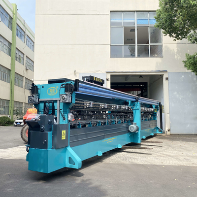 Machine à tricoter à mailles jetées à trame de protection solaire à barre à aiguilles unique de 220'' avec une largeur de travail de 80%