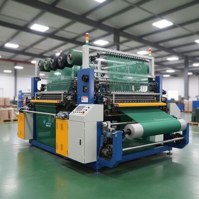 Machine de fabrication de filets d'ombrage à haute vitesse de 200 à 450 tr/min avec une largeur de travail de 135 à 260 pouces et une jauge E3-E18 pour une utilisation agricole