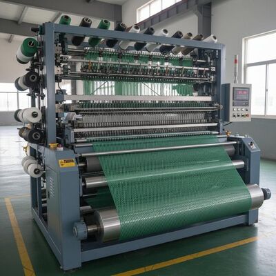 Machine de fabrication de filets d'ombrage à haute vitesse de 200 à 450 tr / min avec une largeur de travail de 135 à 260 pouces et une jauge E3-E18 pour les applications agricoles