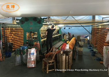 Machine à tricoter de chaîne de Liba de machine de sac de filet d'oignon pour le filet d'avertissement en plastique