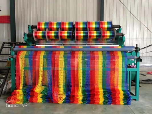 Knotless Rashal Loom Warp Knitting Machine For Safety Climbing Webbing Cargo Net